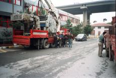 Rahmetli Babam ve ekip.