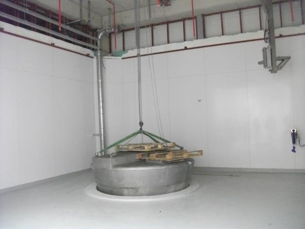 Caraskalla mikserin yerine oturtulması.