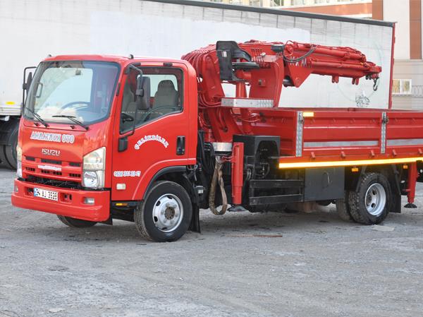 Isuzu npr10 5 tonluk kama vinç