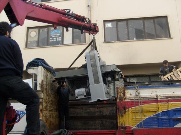 Schneıder giyotin yüklenmesi.